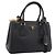 Borsa a Mano PRADA Saffiano 2way Nero Tono Oro Auth 199176M