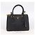 Borsa a Mano PRADA Saffiano 2way Nero Tono Oro Auth 199176M - vista 12
