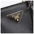 Borsa a Mano PRADA Saffiano 2way Nero Tono Oro Auth 199176M - vista 19