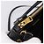 Borsa a Mano PRADA Saffiano 2way Nero Tono Oro Auth 199176M - vista 28
