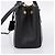 Borsa a Mano PRADA Saffiano 2way Nero Tono Oro Auth 199176M - vista 4
