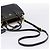 Borsa a Mano PRADA Saffiano 2way Nero Tono Oro Auth 199176M - vista 8