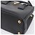 Borsa a Mano PRADA Saffiano 2way Nero Tono Oro Auth 199176M - vista 9