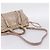 Borsa a mano Miu Miu Vitellolux 2way Beige Gold Auth 199109V D'oro - vista 9