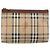 Borsa a tracolla BURBERRY Nova Check PVC Beige Gold Auth 200296 D'oro - vista 13