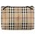 Borsa a tracolla BURBERRY Nova Check PVC Beige Gold Auth 200296 D'oro - vista 2