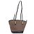 Bolso Tote LOEWE Velazquez de cuero marrón y dorado auténtico 196877 Castaño