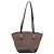 Bolso Tote LOEWE Velazquez de cuero marrón y dorado auténtico 196877 Castaño - vista 13