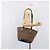 Bolso Tote LOEWE Velazquez de cuero marrón y dorado auténtico 196877 Castaño - vista 25
