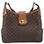 Céline Borsa a tracolla CELINE Macadam PVC Pelle Marrone Tono Oro Auth 200132 - Ansicht 13