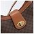 Céline Borsa a tracolla CELINE Macadam PVC Pelle Marrone Tono Oro Auth 200132 - Ansicht 17