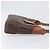 Céline Borsa a tracolla CELINE Macadam PVC Pelle Marrone Tono Oro Auth 200132 - Ansicht 3