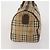 Borsa Boston Burberrys Nova Check PVC Leather Beige Gold Tone Auth ep15687 - vista 4