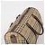 Borsa Boston Burberrys Nova Check PVC Leather Beige Gold Tone Auth ep15687 - vista 6