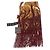 Stola con frange GUCCI in seta Bordeaux White 380697 Auth am12325V Bianco Bordò - vista 4