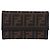 FENDI Zucca Canvas Compact Trifold Wallet Black Brown Auth am12383V - vista 13