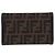 FENDI Zucca Canvas Compact Trifold Wallet Black Brown Auth am12383V - vista 2