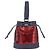 Borsa a mano CHANEL Canvas Paillettes Rosso CC Auth 197209SAV - vista 13