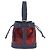 Borsa a mano CHANEL Canvas Paillettes Rosso CC Auth 197209SAV - vista 2