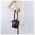 Borsa a mano CHANEL Canvas Paillettes Rosso CC Auth 197209SAV - vista 24