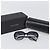 Bulgari Occhiali da sole BVLGARI Plastica Nero Argento Auth BA15183 - vista 12