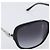 Bulgari Occhiali da sole BVLGARI Plastica Nero Argento Auth BA15183 - vista 7