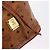 Borsa a tracolla MCM Vicetos Logogram PVC Leather Brown Gold Auth 200898 Marrone D'oro - vista 18