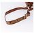 Borsa a tracolla MCM Vicetos Logogram PVC Leather Brown Gold Auth 200898 Marrone D'oro - vista 7