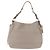 Borsa a tracolla PRADA in pelle beige e oro Auth 196638V D'oro - vista 13