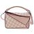 Borsa LOEWE Puzzle Bag Medium in pelle 2 vie Rosa Argento Auth 197442A - vista 13