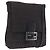 Borsa a tracolla FENDI Zucchino Canvas Nero Argento Auth 197666