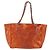 Borsa a tracolla CHANEL Triple Coco Chain in vernice Arancione Silver CC Auth 200643 Argento - vista 13