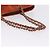 Borsa a tracolla CHANEL Triple Coco Chain in vernice Arancione Silver CC Auth 200643 Argento - vista 9