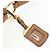 Borsa a tracolla PRADA in pelle marrone e oro Auth yk20795V D'oro - vista 18