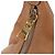 Borsa a tracolla PRADA in pelle marrone e oro Auth yk20795V D'oro - vista 20