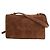 Borsa a tracolla Prada Camoscio Medium Soft Sound marrone - vista 4