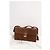 Borsa a tracolla Prada Camoscio Medium Soft Sound marrone - vista 8