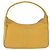 Pochette a mano PRADA Nylon Giallo Argento Auth 197846 - vista 2