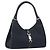 Borsa a Mano GUCCI GG Canvas Jackie Nero Argento 002 1067 Auth 199636V