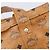 Borsa Tote MCM Vicetos Logogram PVC Leather Brown Gold Auth 200953 Marrone D'oro - vista 17