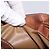 Céline Borsa a tracolla CELINE Macadam Canvas PVC Leather Brown Gold Auth 199612 Marrone D'oro - vista 12