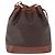 Céline Borsa a tracolla CELINE Macadam Canvas PVC Leather Brown Gold Auth 199612 Marrone D'oro - vista 2