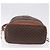 Céline Borsa a tracolla CELINE Macadam Canvas PVC Leather Brown Gold Auth 199612 Marrone D'oro - vista 5