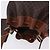 Céline Borsa a tracolla CELINE Macadam Canvas PVC Leather Brown Gold Auth 199612 Marrone D'oro - vista 6