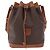 Céline Borsa a tracolla CELINE Macadam PVC Pelle Marrone Oro Auth 200933 D'oro - vista 13