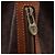 Céline Borsa a tracolla CELINE Macadam PVC Pelle Marrone Oro Auth 200933 D'oro - vista 18