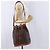 Céline Borsa a tracolla CELINE Macadam PVC Pelle Marrone Oro Auth 200933 D'oro - vista 27
