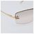 Gafas de sol CHANEL metal Gold CC Auth yk20749M Dorado - vista 8