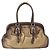 Borsa a mano PRADA in pelle tono oro Auth yk20860V - vista 3