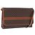 Céline Borsa a tracolla CELINE Macadam Canvas PVC Leather Brown Gold Auth ka5827 Marrone D'oro
